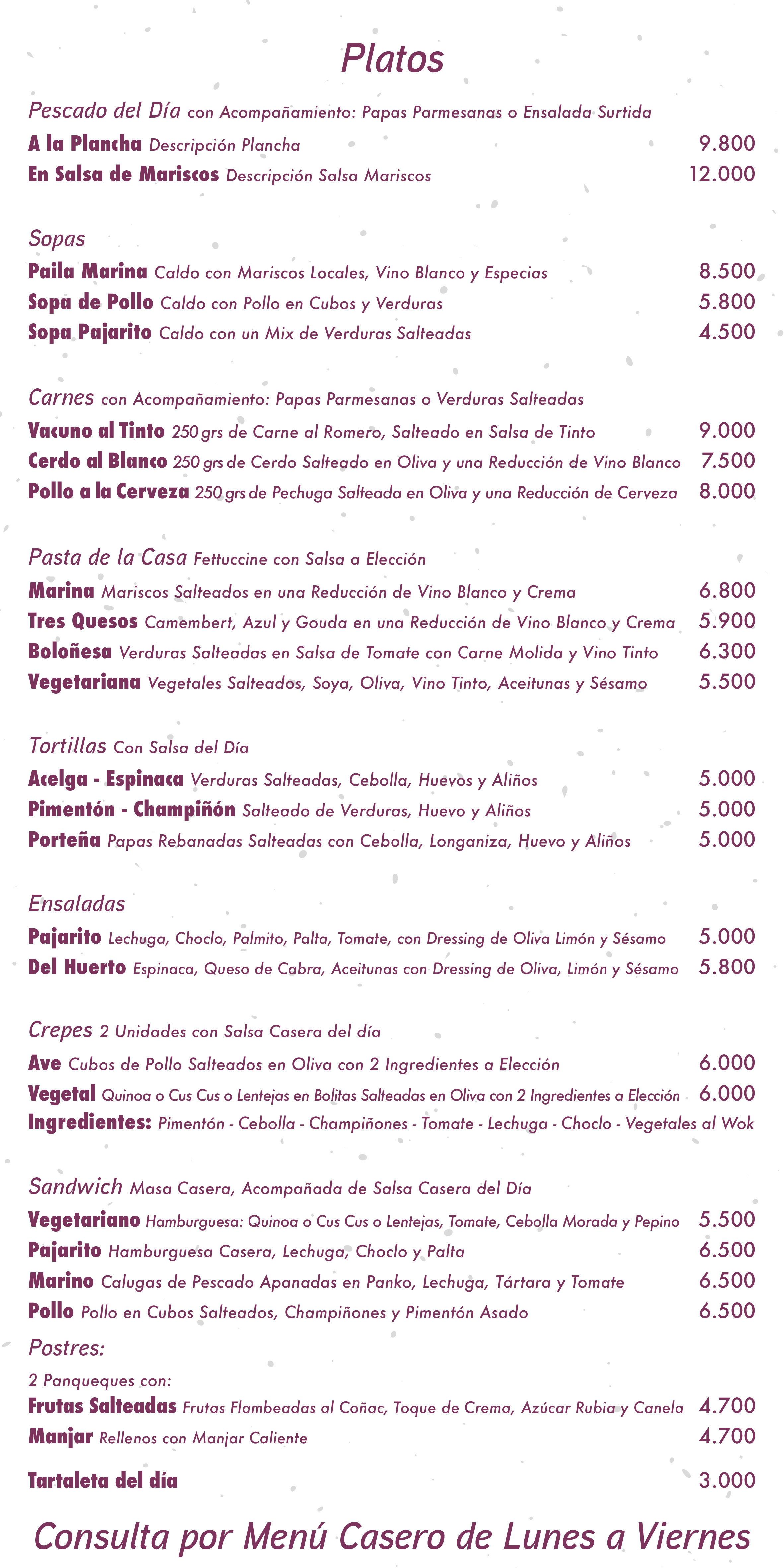 Carta Pajarito